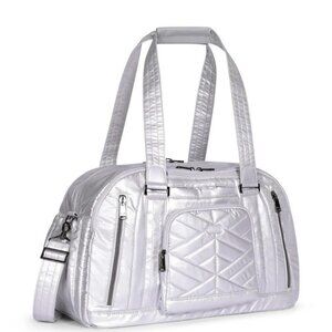 Lug Propeller 2 Overnight Travel Bag Metallic Silver Overnight/Weekender Bag